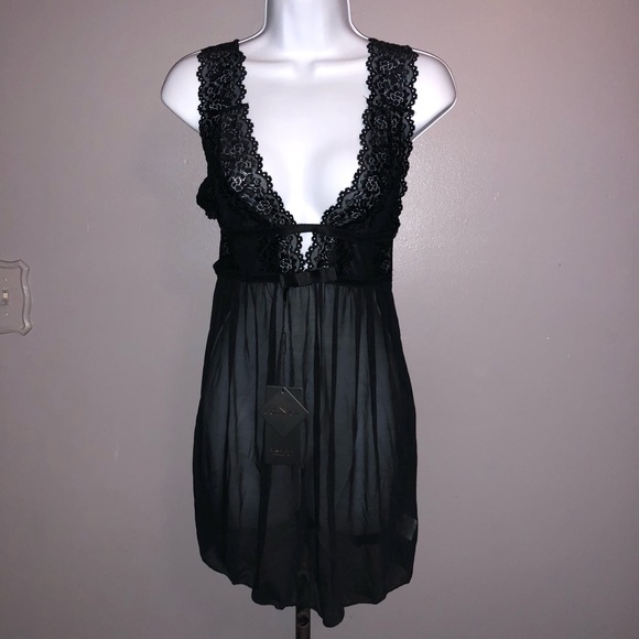 Other - Sexy Black Lace Teddy